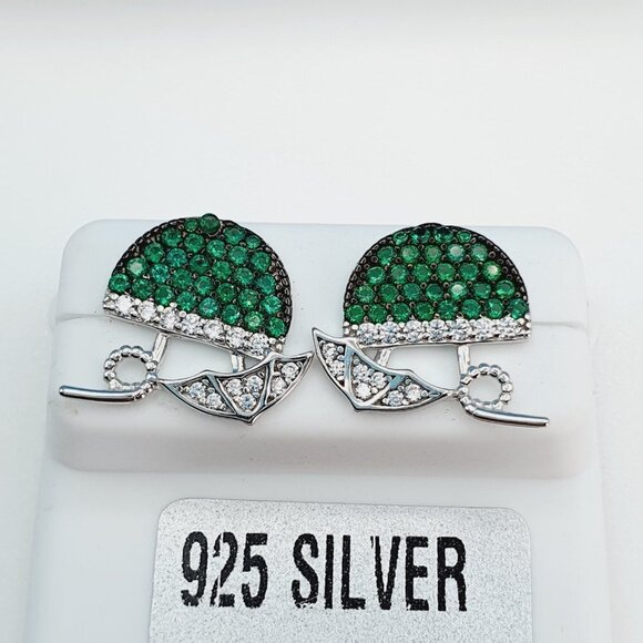 "925 Sterling Silver Cubic Zirconia Earrings, U19254804 - Picture 7 of 11